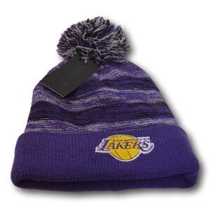 Ultra Game NBA Los Angeles Lakers Cuffed Purple Beanie / Cap - OSFM - NWT